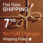 Flat Rate Shipping at $7.95