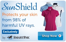 SunShield protects your skin from 98% of harmful UV rays.
