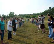 Water Balloon Toss at SmartPak's annual company picnic