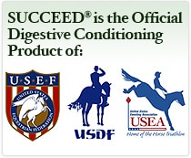 SUCCEED&reg; is the Official Digesting Conditioning Product of USEF, USDF, and USEA