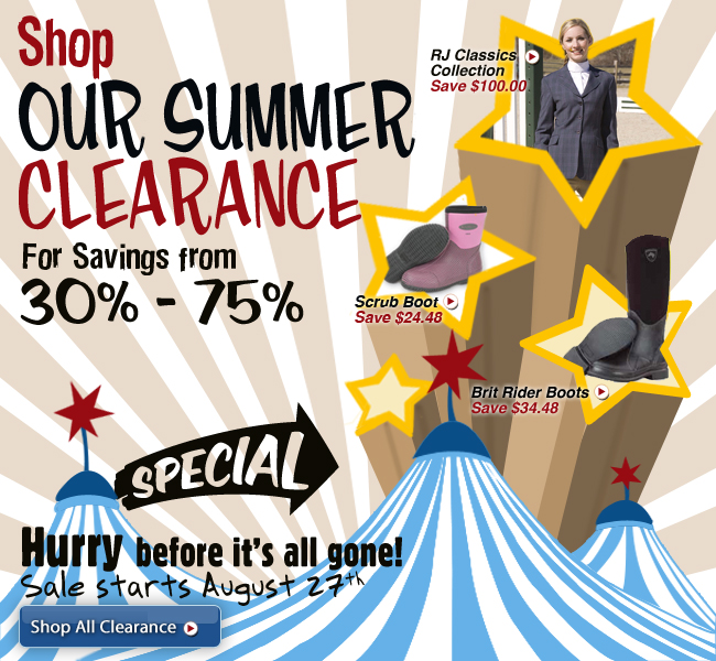 SmartPak's Summer Clearance! Up To 75% Off.