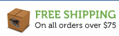 Free Shipping Over $75