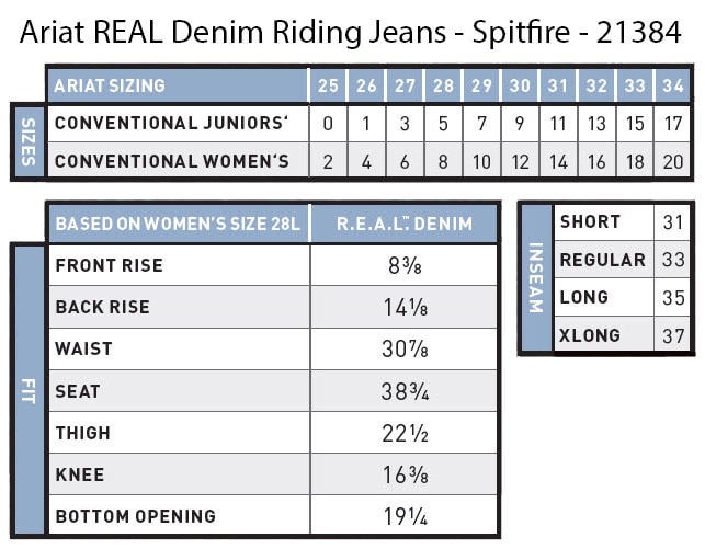 Ariat Heritage Boot Size Chart