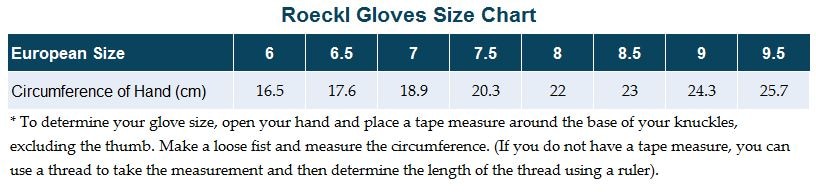 sizing chart